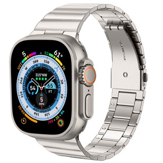 สายนาฬิกาข้อมือสเตนเลส โลหะ 49 มม. สําหรับ Apple Watch 8 7 6 5 4 3 Ultra Band 49 มม. 42 44 มม. 40 มม. 41 มม. 45 มม.