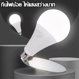 หลอดไฟ LED แสงไฟสีขาว ทรงกลมขั้ว E27 AC 220V~50Hz 24W 18W 15W 12W 9W 7W 5W 3W สำหรับโคมไฟภายในบ้าน หลอดปิงปอง