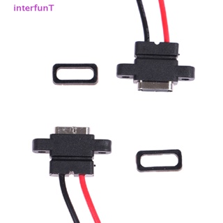 [InterfunT] ซ็อกเก็ตเชื่อมต่อ USB 3.1 Type-C 2Pin SMD SMT ตัวเมีย 2 ชิ้น [ใหม่]