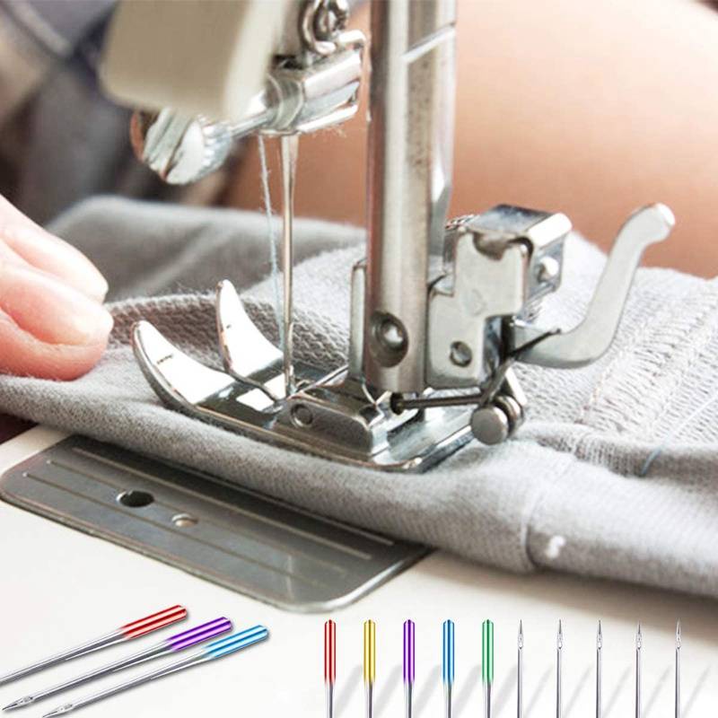 เข็ม HA*1 ป้องกันด้ายกระโดด เข็มก้านสี สำหรับจักรบ้านจักรเล็ก - รูปที่ 2