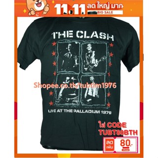 เสื้อวง The Clash เสื้อวงร็อค เมทัล สากล เสื้อวินเทจ เดอะแคลช CLS724