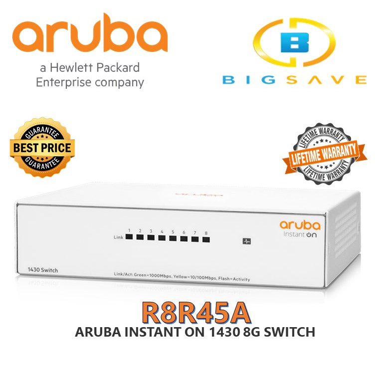 ARUBA R8R45A ทันทีบนสวิตช์ 14308G