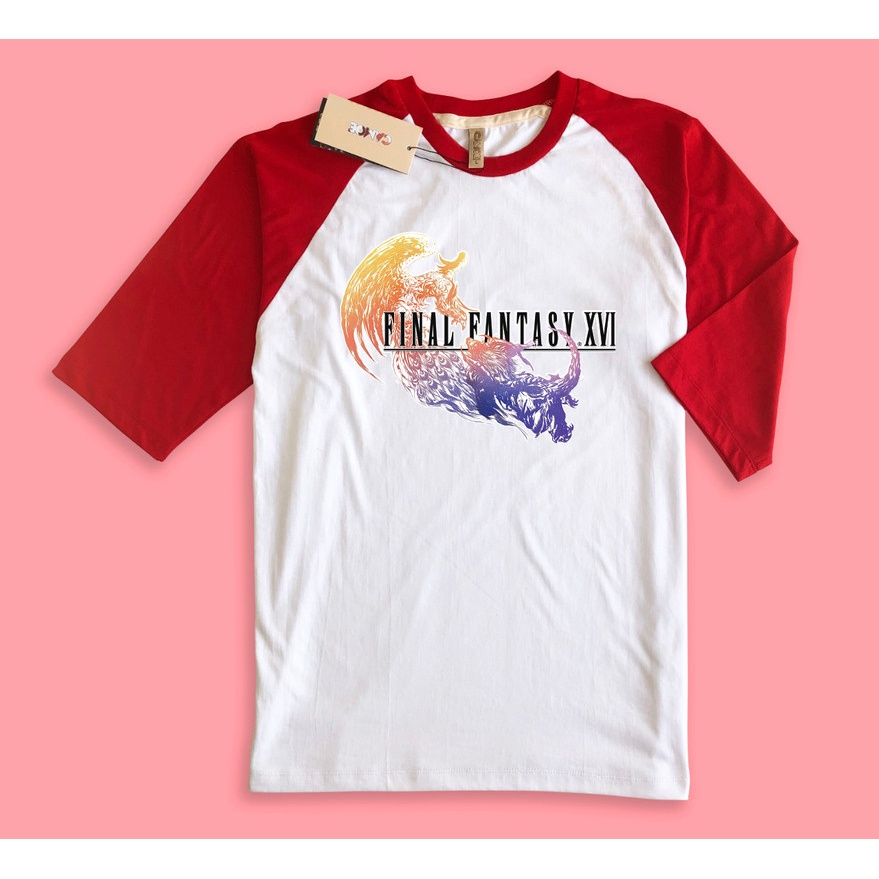 เสื้อยืด Raglan โลโก้ Final Fantasy XVI FF 16