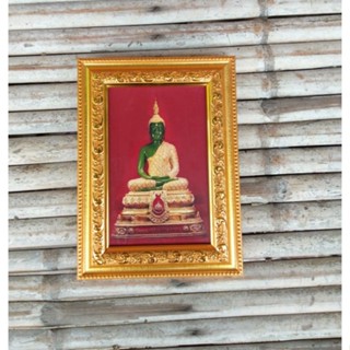กรอบรูป ภาพมงคล พระแก้วมรกต ขนาด 13*18 ซม.กรอบรูป มีติดบ้าน ของฝาก ของขวัญ