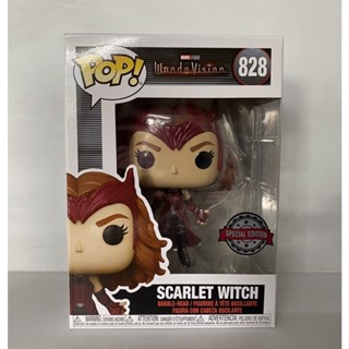 Funko Pop Scarlet Witch Marvel Wanda Vision Exclusive 828