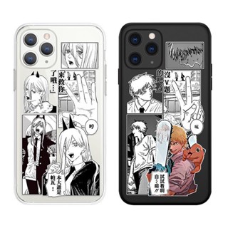 Chainsaw Man Pava เคสไอโฟน 13 12 11 pro max 14 plus เคส iPhone 7 8 plus se2020 8พลัส Xr Xs Xmax Electricity Machma case