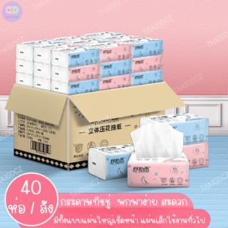 R66 กระดาษทิชชู่ กระดาษเช็ดมือ เช็ดหน้า แบบพกพา ทิชชู่ ทำความสะอาด