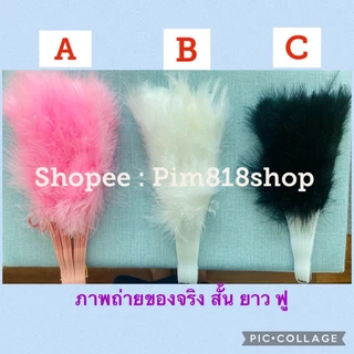 พร้อมส่ง กทม.พัด ส่งจากไทย รุ่นเกรดA พัดขนนก ขนนกหนานุ่ม พัด ขนสวยฟูไฮโซ สมฐานะ ขนฟู ขนแน่น
