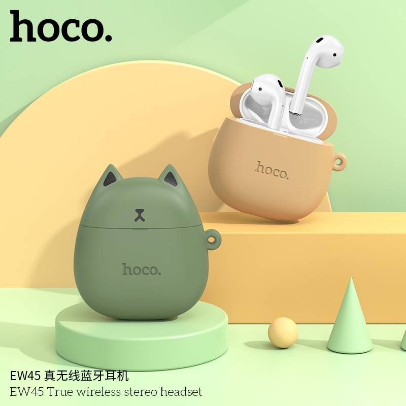 （ส่งด่วน⚡️กทม）HOCO หูฟังบลูทูธ ไร้สาย TWS พร้อมเคส บลูทูธ 5.3 พร้อมไมโครโฟน สำหรับสมาร์ทโฟน หูฟังบลู