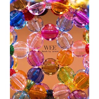 Weevy weebeads ลูกปัด ทรงลูกโลก 18mm./22mm. มีหลายสีหลายขนาดให้เลือก สินค้าพร้อมส่ง (บริการเก็บปลายทาง)