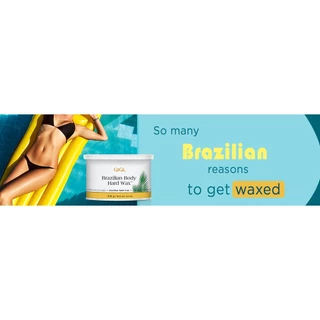 GiGi Brazilian Hard Wax / บราซิลเลื่ยน ฮาร์ด แว็กซ์ / USA เเว็กซ์ร้อนสำหรับมืออาชีพ 14 oz
