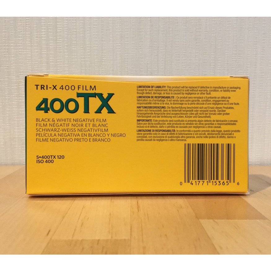 ฟิล์มขาวดำ 120 Kodak Tri-X 400 120 1ม้วน ฟิล์มถ่ายรูป 400TX Black & White Film