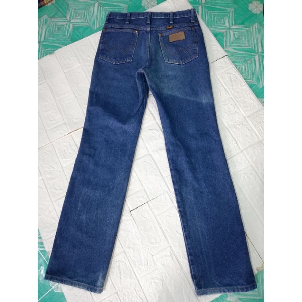 Wrangler​936PWD​เอว30มือสอง​ MADE​ IN​ MEXICO​ สะโพก​38,เป้า​หน้า​11, ปลาย​ขา​8,เอว​ถึง​ปลา​ยขา​41.5