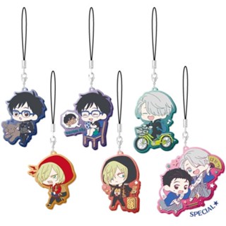 🌟Yuri !!! on ICE clear rubber strap ยก BOX ครบเซ็ต 6 แบบ