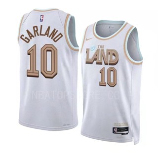 เสื้อกีฬาบาสเก็ตบอล ลายทีม Cavaliers No.10 สีขาว สําหรับผู้ชาย เบอร์ 22-23 #เสื้อกั๊กบาสเก็ตบอล 45 Au Version Hot Press