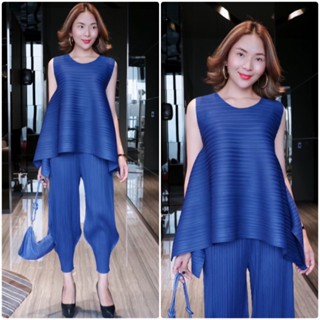 เสื้อพลีทแขนกุด🌀pleated top