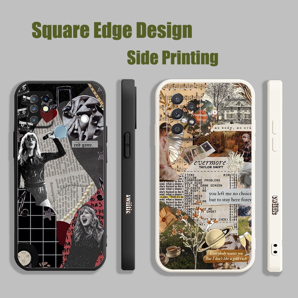 ปลอกสําหรับ Samsung M01S A03 A13 A23 M02S A33 Taylor Swift Lyrics อัลบั้มความงาม WZH03 เคสโทรศัพท์ขอ