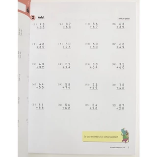 KUMON Math Workbooks For Grade1 - Grade4 ,English Version