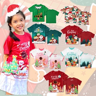 พร้อมส่ง ถูก เสื้อยืดเด็ก คริสต์มาส Christmas จิงกะเบล มีสต็อก ส่งด่วน !!