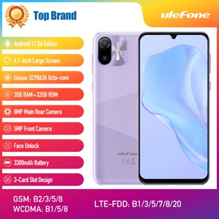 Ulefone Note 6P Octa-core Mobile Phone 2GB+32GB 6.1 inch Android 11 3300mAh Smartphone Face ID Identification 4G LTE Cellphone