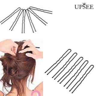 Upsee❤Hairclips Bobby Pin กิ๊บติดผมรูปตัวยู 50 ชิ้น สําหรับร้านทําผม