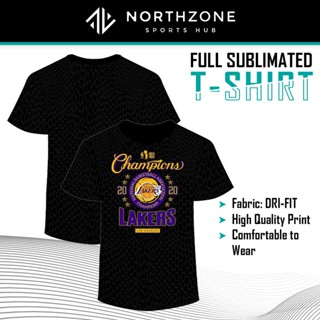 เสื้อยืดสําหรับผู้ชาย▤✎❈NBA ลอสแองเจลิส เลเกอร์ส แชมเปี้ยนชิพ 2020 เสื้อยืดเสื้อเชิ้ตระเหิดเต็ม u;?