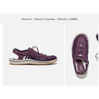 🌟🌟KEEN Uneek Prune Purple/Prune Purple ของใหม่ พร้อมกล่อง  รองเท้าเพื่อสุขภาพรุ่นฮิต size us8/ 25cm