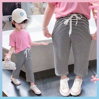 Girls pants summer 2022 new thin anti-mosquito pants outer wear baby Western style casual wide-leg pants childrens fried Street