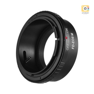 FD-EOS M Lens Mount Adapter Ring for  FD Lens to  EOS M Series Cameras for  EOS M M2 M3 M5 M6 M10 M50 M100 Mirrorless Camera