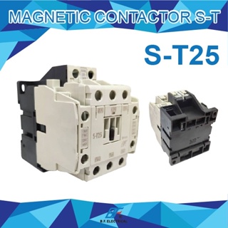 แมกเนติก คอนแทคเตอร์ ST-25 Coil 220V/380V Magnetic Contactor S-T25