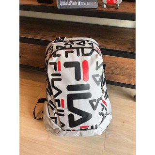 FILA LOGO PRINT BACKPACK กระเป๋าเป้สะพายแบ็คแพค กระเป๋ากีฬา