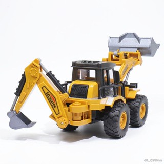 5 Styles Tractor Toy Crane Excavator Bulldozer Engineering Car Model Classic Toy Vehicle Crawler Truck Alloy + Plastic B