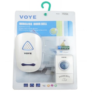 VOYE Cordless Wireless Door Bell V025A สีขาว/สีน้ำเงิน