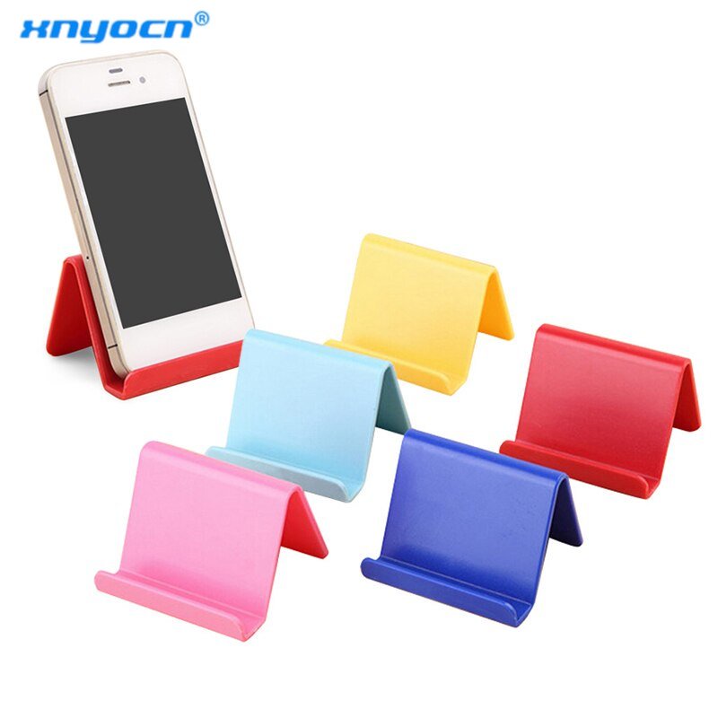 5 ชิ้น/เซ็ตขาตั้งโทรศัพท์ตั้งโต๊ะขนาดเล็ก,พลาสติก, Lazypod Universal Cellhone Stand Set (สีสุ่ม)