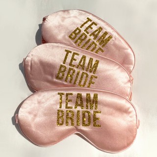 ผ้าปิดตา Rose Gold TEAM BRIDE Surprise Sleep Mask for Hen Party (1 piece)