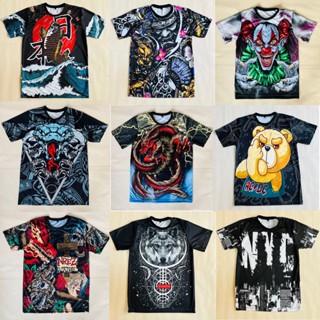 🔥🔥พร้อมส่ง 🔥🔥เสื้อยืดพิมพ์ลาย กราฟฟิกสีสวย สุดเทห์ ผ้าไมโคร OPV เสื้อกราฟฟิก
