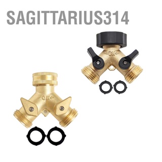 BSagittarius314 อุปกรณ์เชื่อมต่อก๊อกน้ําทองเหลือง 2 ทาง ทนอุณหภูมิสูง