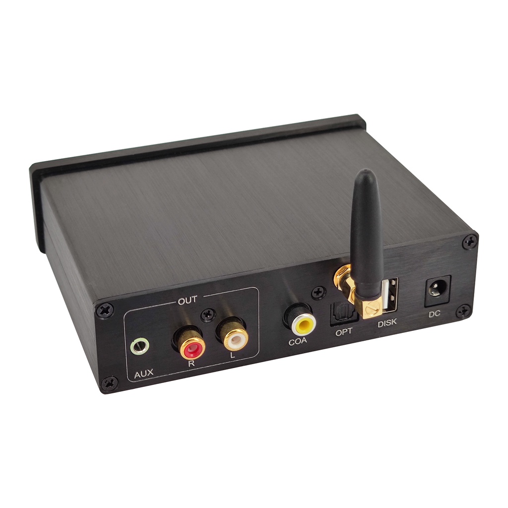 Q3 เครื่องเล่นเพลงบลูทูธ 5.0 HIFI ES9028 ถอดรหัส 24 บิต 192k USB DAC รองรับ APP Coaxial COA OPT ไฟเบอร์อินพุต