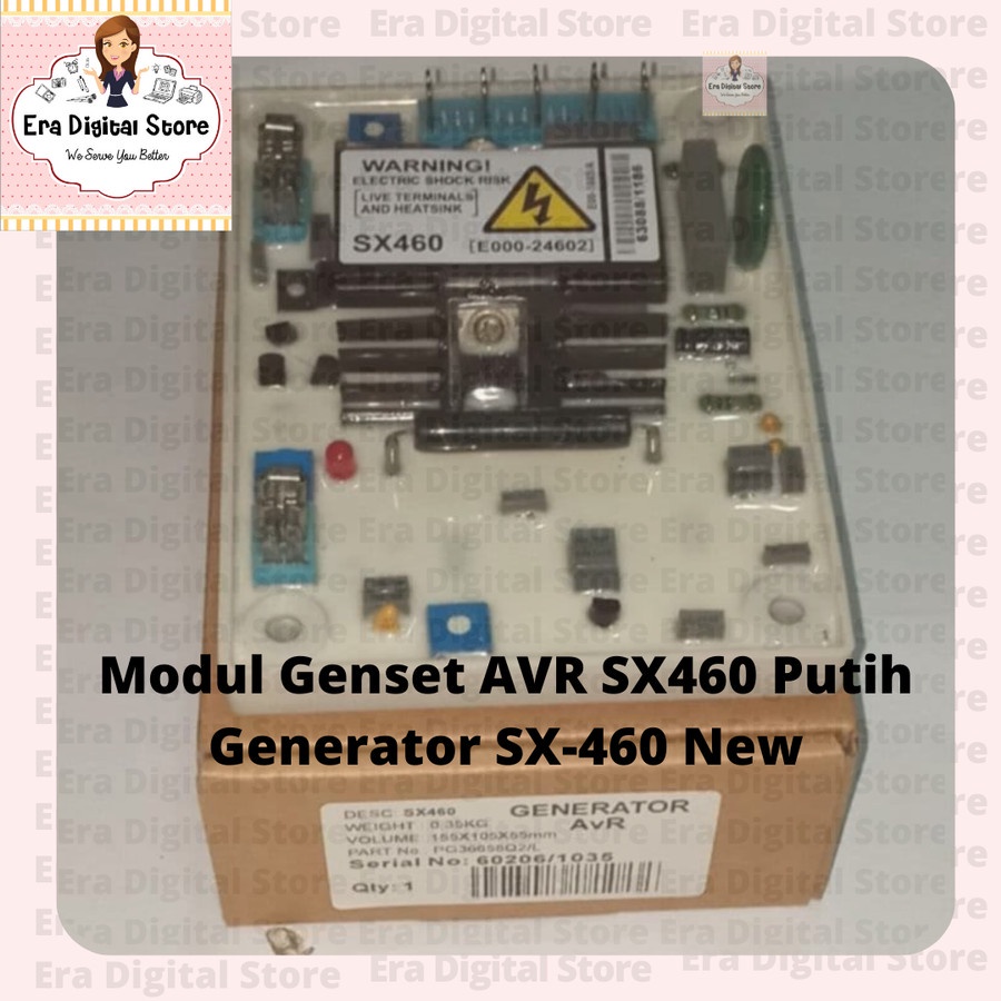 AVR SX460 SX-460 โมดูลเครื่องกําเนิดไฟฟ้าสีขาว
