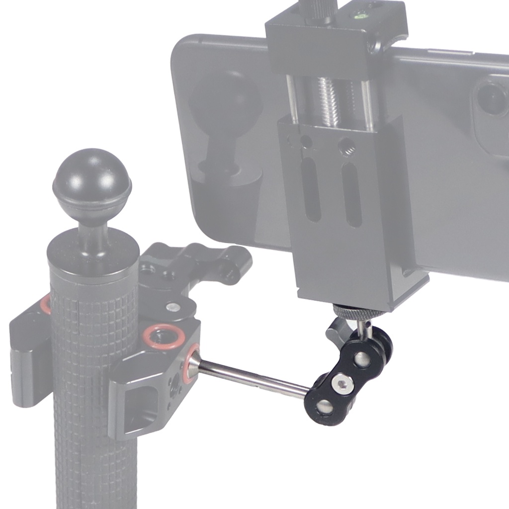 ขาตั้งกล้องวิดีโอ สกรู 1/4 นิ้ว CNC สําหรับกล้อง SLR ไฟ LED ไมโครโฟน