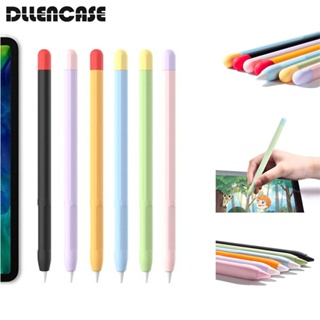 Dllencase ปลอกปากกาสไตลัส ซิลิโคนนิ่ม อุปกรณ์เสริม สําหรับ iPad Pencil 1/2 iPad A013