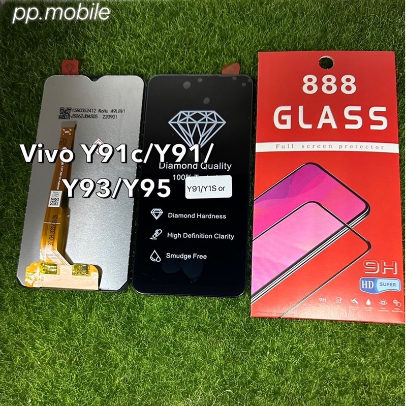 จอชุด vivo Y91c/Y93/Y95สีดำแท้ โรงงาน/แถมฟิล์ม