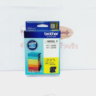 ตลับหมึกสำหรับเครื่องพิมพ์ Brother LC-665XL-Y สีเหลือง Original (ออกใบกำกับภาษีได้)