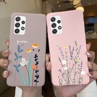 เคสโทรศัพท์มือถือ ซิลิโคนนิ่ม ปิดด้านหลัง ลายการ์ตูนน่ารัก แฟชั่น สําหรับ Samsung Galaxy A52 A52S 4G 5G A52 A52S A 52 S 4 5 G