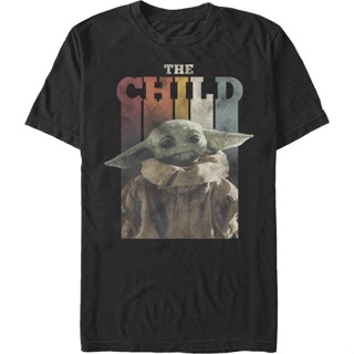 Distressed Child The Mandalorian Star Wars T-Shirt เสื้อยื เสื้อยืดน่ารักๆ เสื้อยืดแฟชั่น เสื้อยืดแฟชั่น