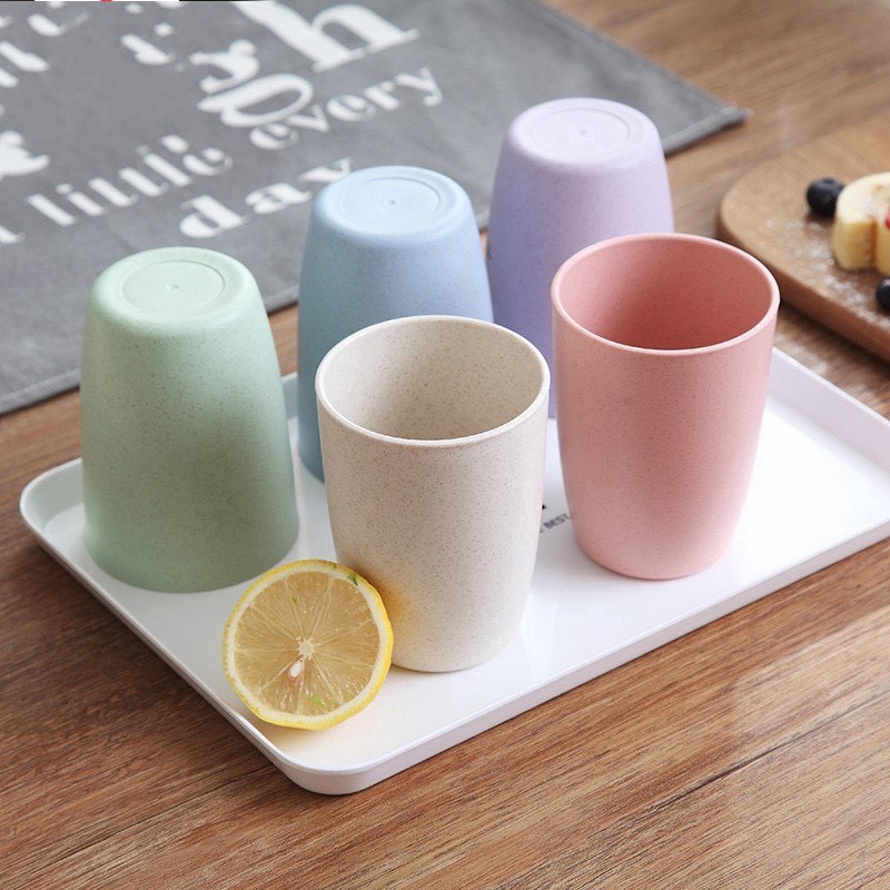 SUPER CHEAP ถ้วยพลาสติกข้าวบาร์เลย์ปลอดภัยเพื่อสุขภาพหลายสี 8804 (ROUND) 8804 Home Store 68