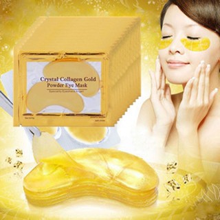 100Pairs=200PCS Crystal Collagen Gold Power Eye Mask Hyaluronic Acid Dark Circles Anti Puffiness Gel Eye Patches Eye Ski