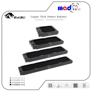 Bykski หม้อน้ำทองแดงหนา30และ40mm.ขนาด120/240/360/480(1/2/3/4…