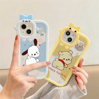 เคสโทรศัพท์มือถือ ลาย Pochacco และ Winnie สําหรับ Redmi Note 11 Pro Note 11S 10C 10A 9C 9A 10 9T 9 Note 10 5G 10s Note9 Note8 Poco X3 NFC M3 HOSTR