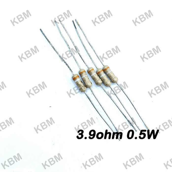 Resistor ตัวต้านทาน 3.9ohm 0.25W 0.5W 1W 2W 3W 5W 10W 20W
